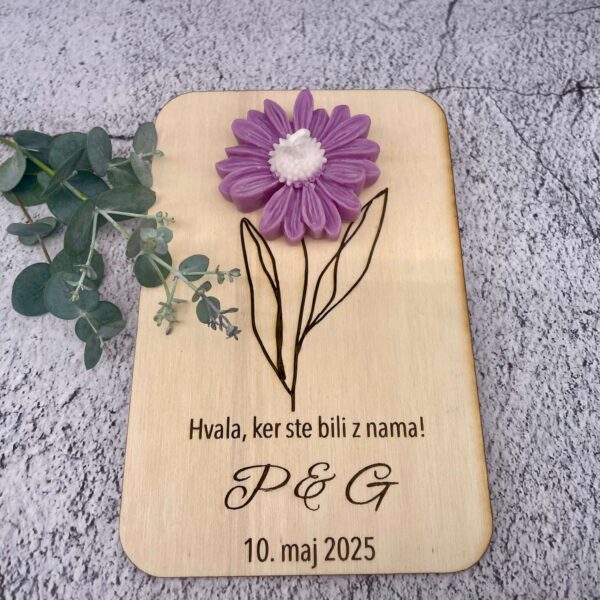 personalizirana lesena dilca